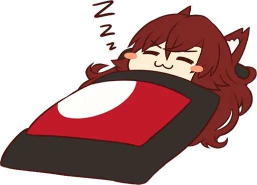 😴 Стикер «Kagerou» для Telegram