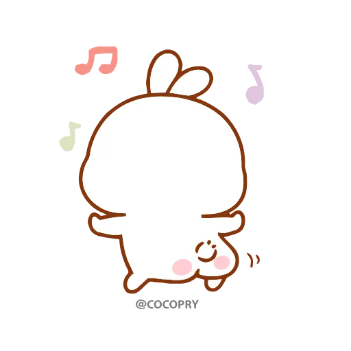 🍑 Стикер «Lovely Tuji» для Telegram