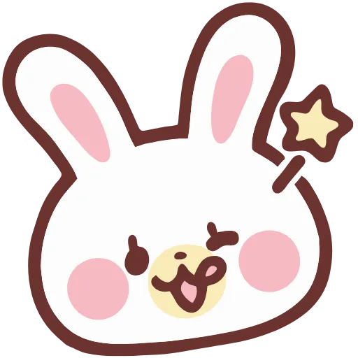 😉 Стикер «lovely bunny» для Telegram