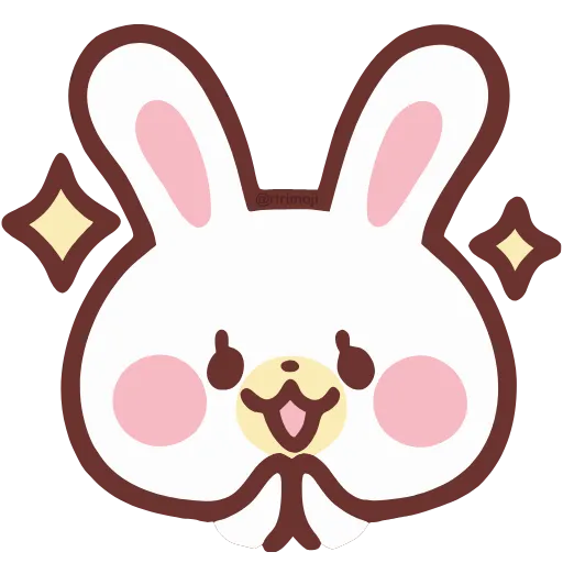 🤩 Стикер «lovely bunny» для Telegram