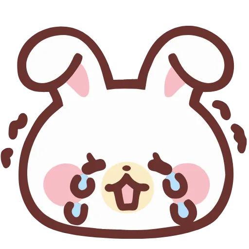 😭 Стикер «lovely bunny» для Telegram