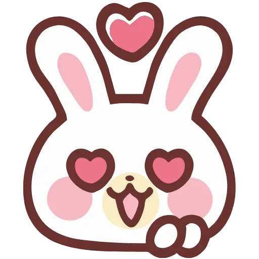 😍 Стикер «lovely bunny» для Telegram