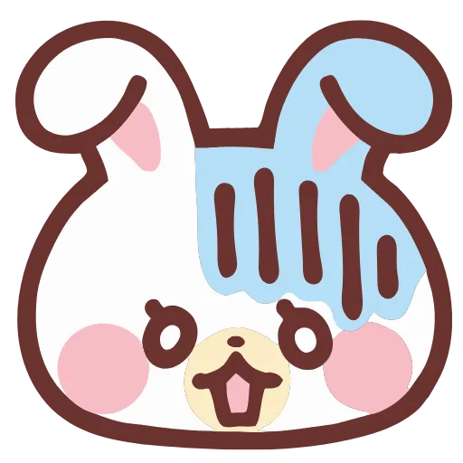 😱 Стикер «lovely bunny» для Telegram