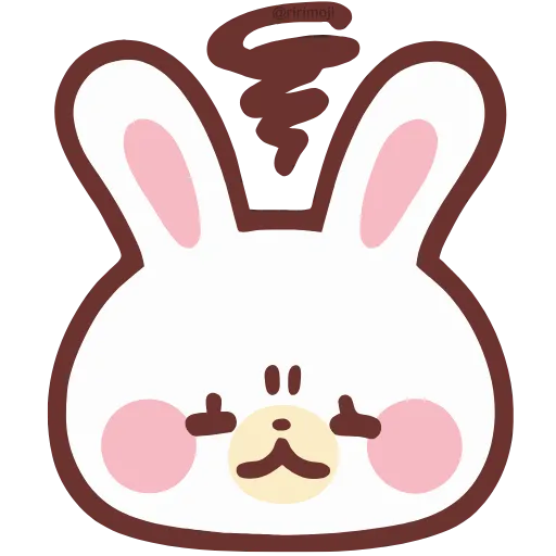 😑 Стикер «lovely bunny» для Telegram
