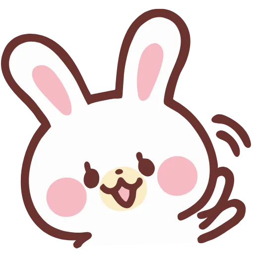 👋 Стикер «lovely bunny» для Telegram