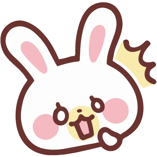 🤯 Стикер «lovely bunny» для Telegram
