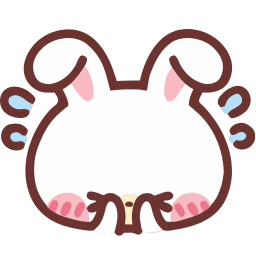 😅 Эмодзи «lovely bunny - зайка» для Telegram