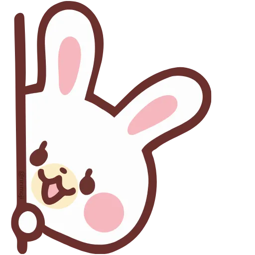 👀 Эмодзи «lovely bunny - зайка» для Telegram