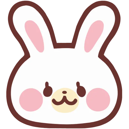 Эмодзи lovely bunny - зайка для Telegram — скачать