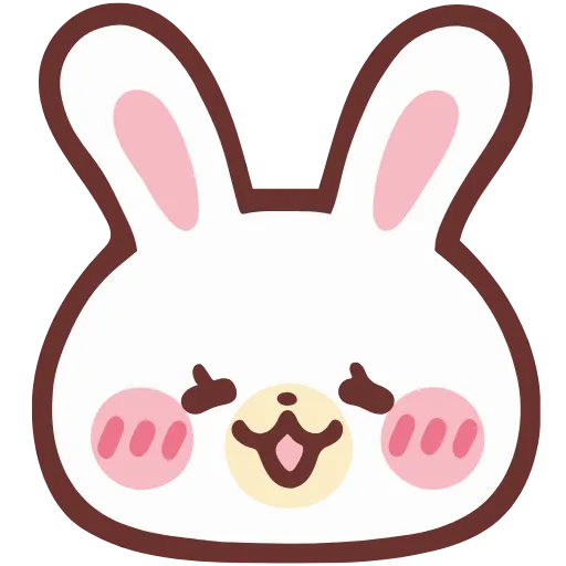 ☺️ Эмодзи «lovely bunny - зайка» для Telegram