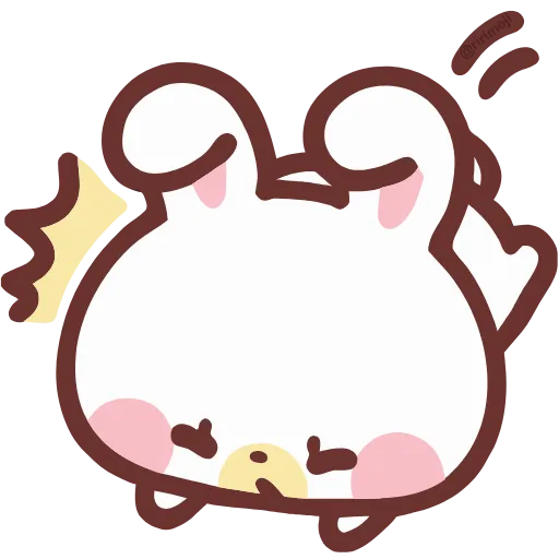 🫨 Эмодзи «lovely bunny - зайка» для Telegram