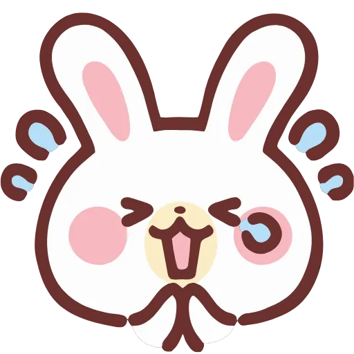 🙏 Эмодзи «lovely bunny - зайка» для Telegram