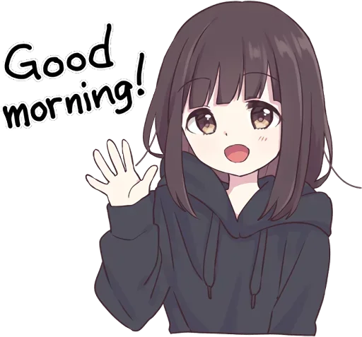 👋 Стикер «Lovely Girl» для Telegram