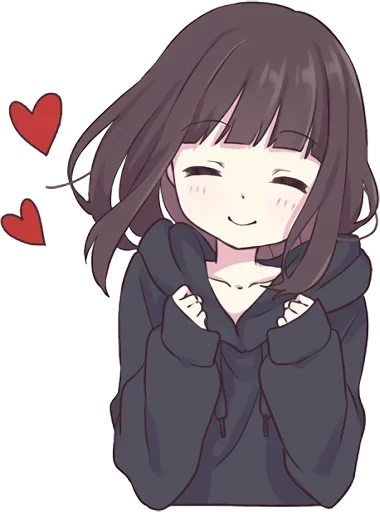 ☺️ Стикер «Lovely Girl» для Telegram