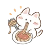🍝 Эмодзи «Lovely Kittens» для Telegram
