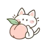 🍑 Эмодзи «Lovely Kittens» для Telegram