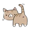 🍑 Эмодзи «Lovely Kittens» для Telegram