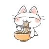 🍜 Эмодзи «Lovely Kittens» для Telegram