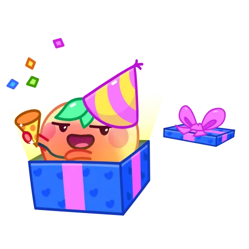 🥳 Стикер «Life’s a Peach» для Telegram