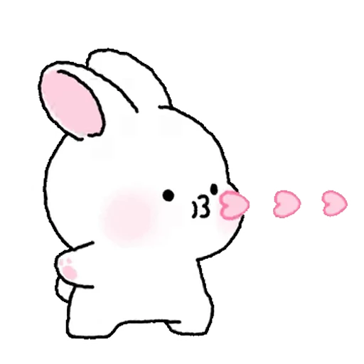 😘 Стикер «Lovely Rabbit Tozzi» для Telegram