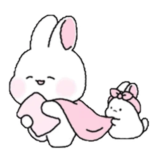 😌 Стикер «Lovely Rabbit Tozzi» для Telegram