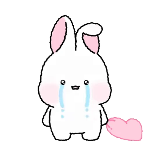 😭 Стикер «Lovely Rabbit Tozzi» для Telegram