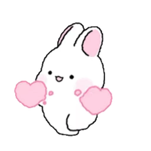 ❤️ Стикер «Lovely Rabbit Tozzi» для Telegram