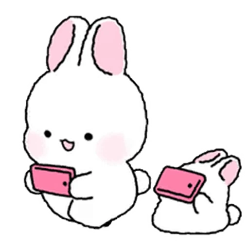 📱 Стикер «Lovely Rabbit Tozzi» для Telegram