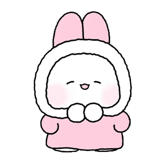 😌 Стикер «Lovely Rabbit Tozzi» для Telegram