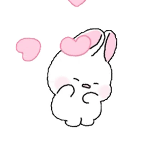 ❤️ Стикер «Lovely Rabbit Tozzi» для Telegram