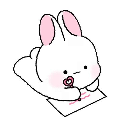 📝 Стикер «Lovely Rabbit Tozzi» для Telegram