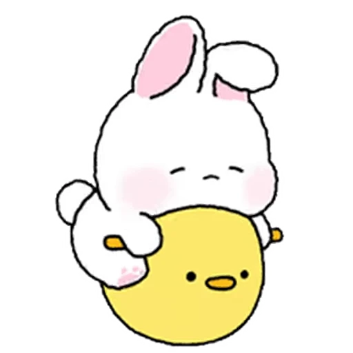 🫤 Стикер «Lovely Rabbit Tozzi» для Telegram