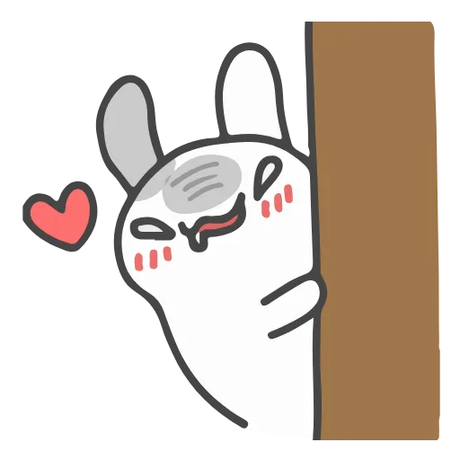 😜 Стикер «Lovely Rabbit» для Telegram