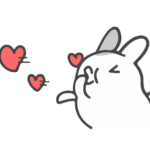😙 Стикер «Lovely Rabbit» для Telegram