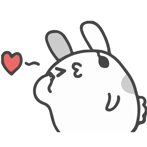 😙 Стикер «Lovely Rabbit» для Telegram