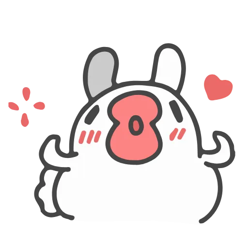 😗 Стикер «Lovely Rabbit» для Telegram