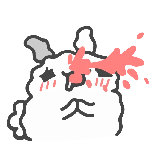 😜 Стикер «Lovely Rabbit» для Telegram