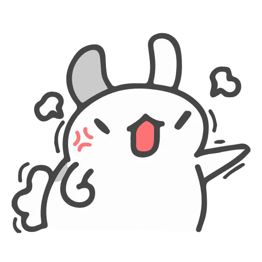 😜 Стикер «Lovely Rabbit» для Telegram