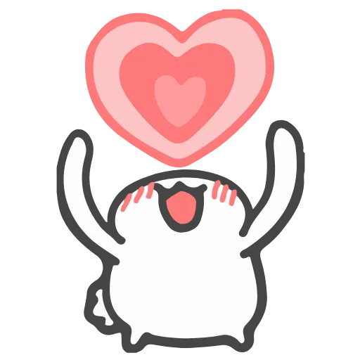 😙 Стикер «Lovely Rabbit» для Telegram