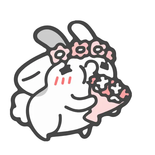 😗 Стикер «Lovely Rabbit» для Telegram