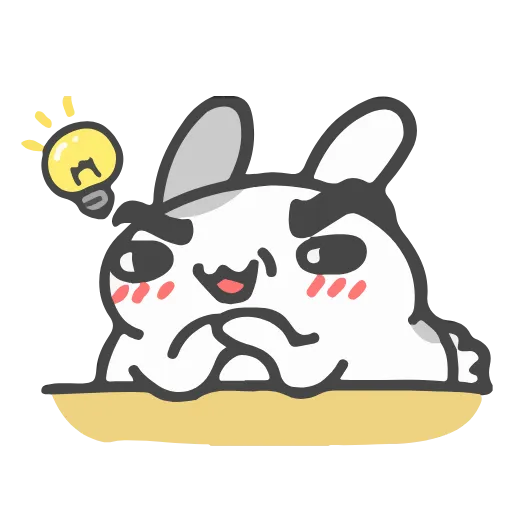 😙 Стикер «Lovely Rabbit» для Telegram