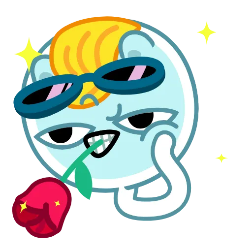 😎 Стикер «Lovely Sperm» для Telegram