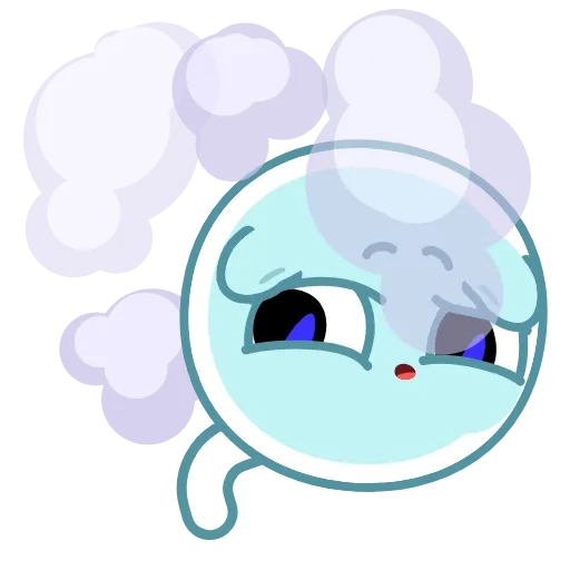 😶‍🌫️ Стикер «Lovely Sperm» для Telegram