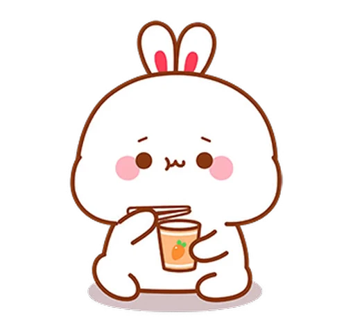 🍜 Стикер «Lovely Tuji» для Telegram