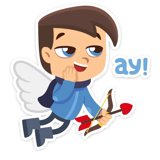 💖 Стикер «Влюблённые» для Telegram