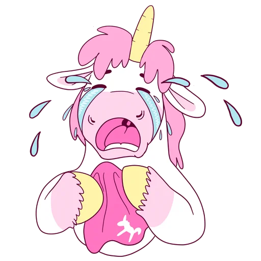 😭 Стикер «Unicorn» для Telegram