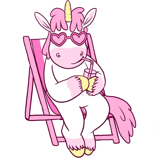 😎 Стикер «Unicorn» для Telegram