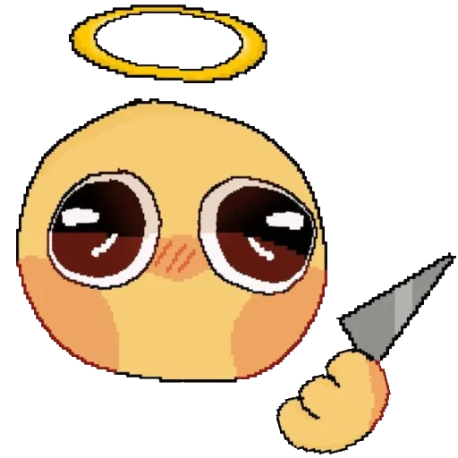 😇 Стикер «cool emoji» для Telegram
