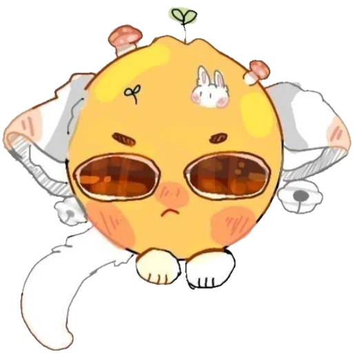🐱 Стикер «cool emoji» для Telegram