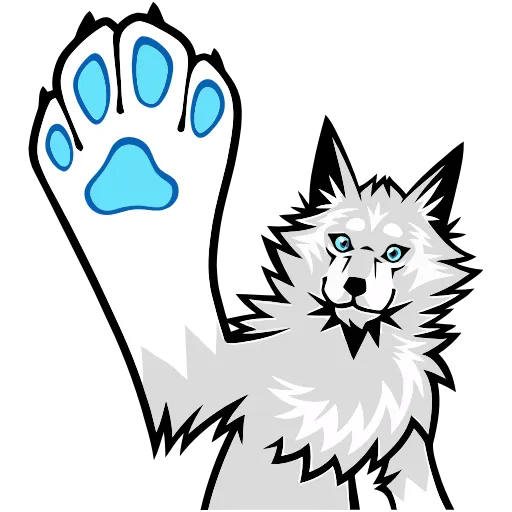 🙋 Эмодзи «Волчара» для Telegram